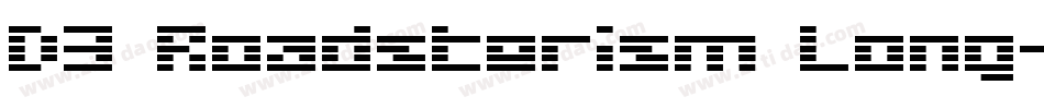 D3 Roadsterism Long字体转换
